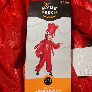 Hyde and Eek Red Squid Costume